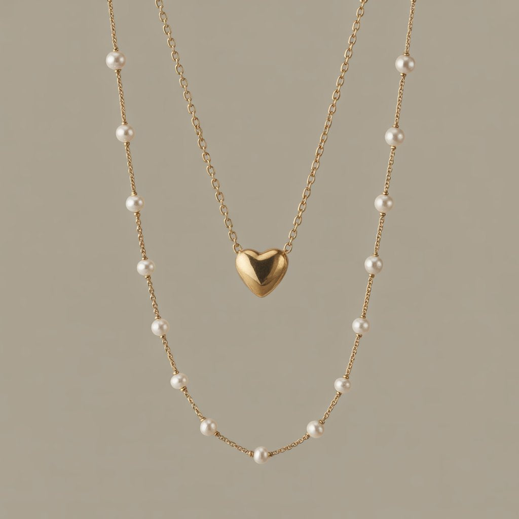 simple pearl necklace