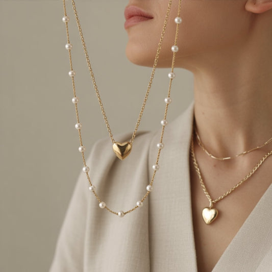 simple pearl necklace