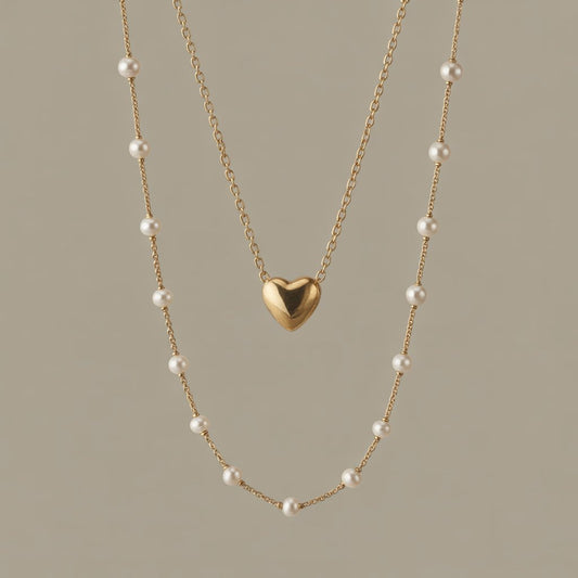 simple pearl necklace