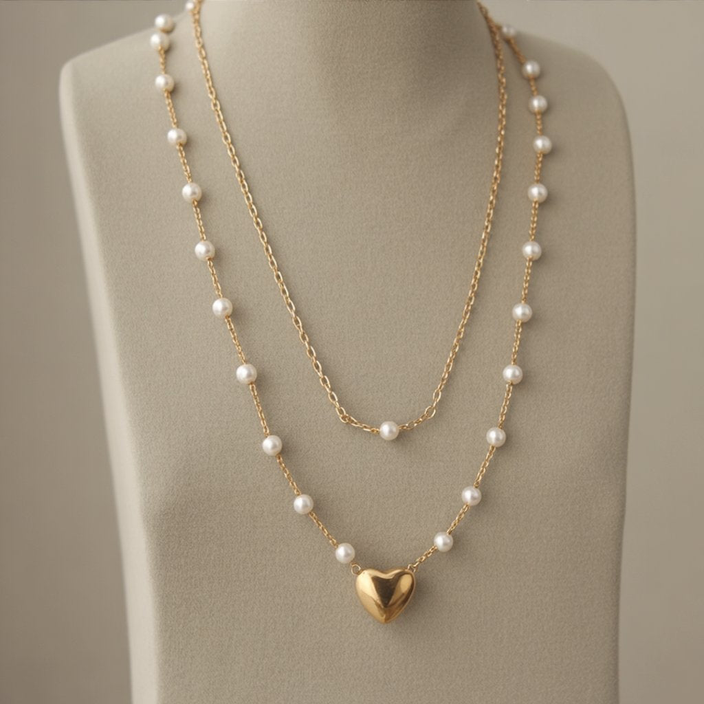 simple pearl necklace