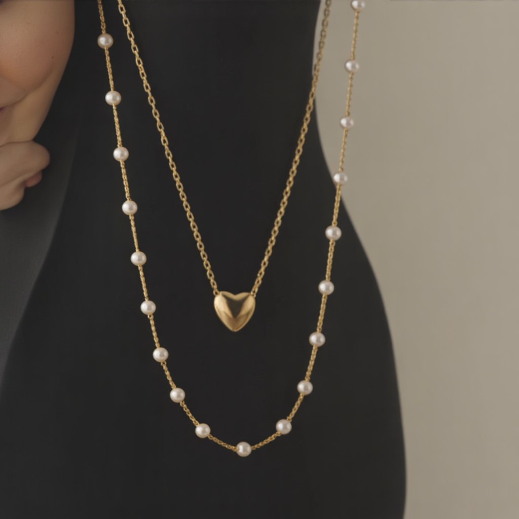 simple pearl necklace