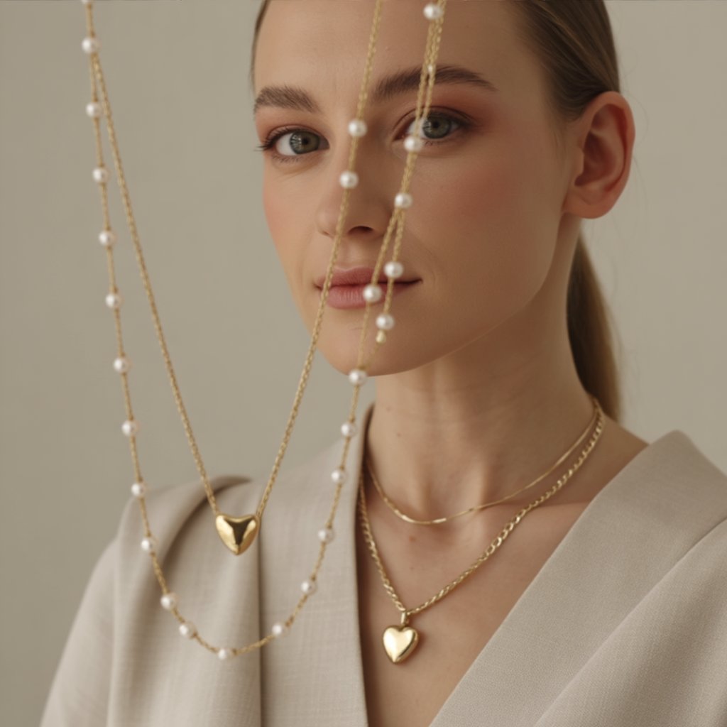 simple pearl necklace